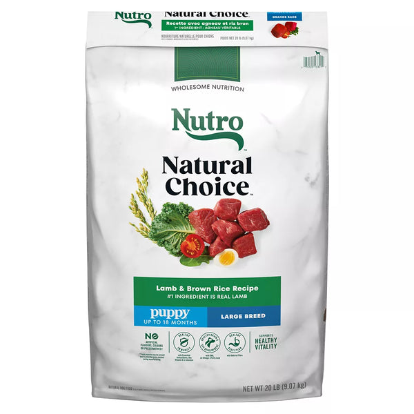 Nutro Natural Choice Puppy Dry Dog Food - Lamb & Brown Rice