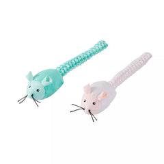 Whisker City® Long Tail Mice Cat Toys, 2 Count