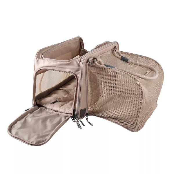 Top Paw Tan Expandable Dog Carrier - For Pets Up To 15 lbs