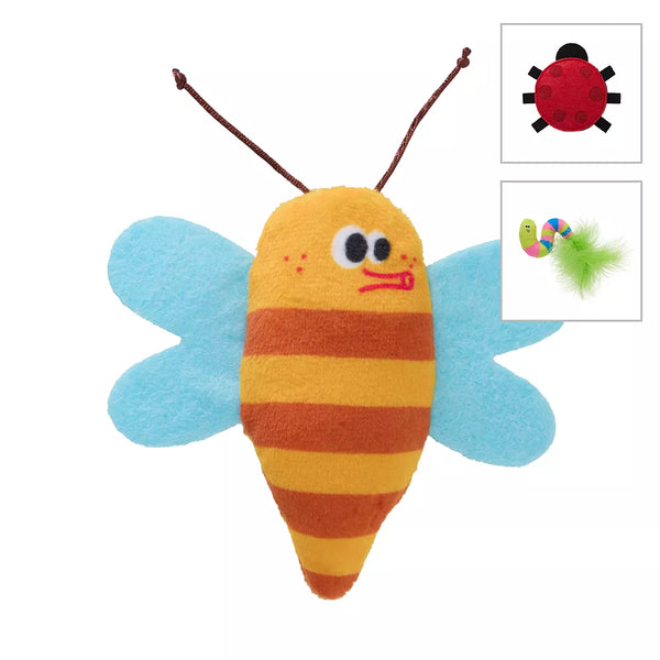 Whisker City® Plush Bugs Cat Toy
