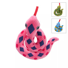 Whisker City® ASSORTED Plush Snake Cat Toy