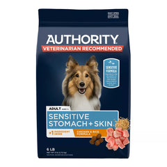 Authority Sensitive Stomach & Skin Adult Dry Dog Food - Chicken & Rice