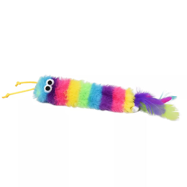 Multipet® Rainbow Caterpillar Catnip Cat Toy