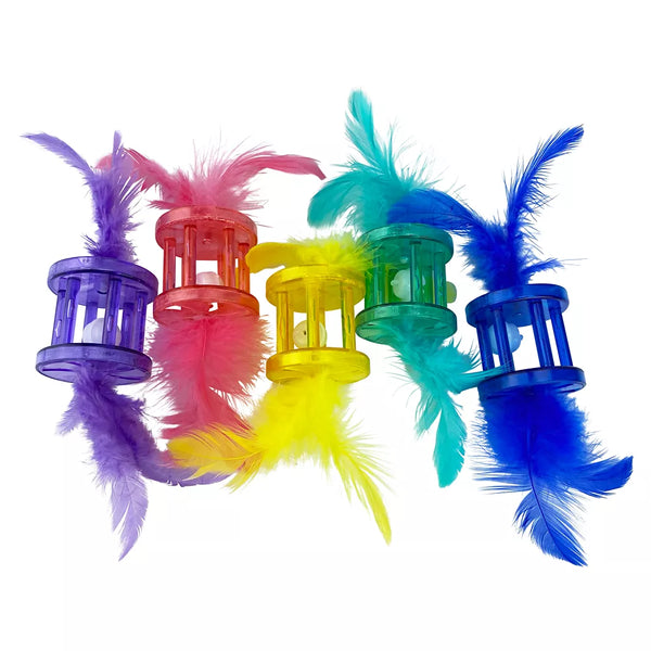 Multipet® Assorted Colors Rattle Cat Toy