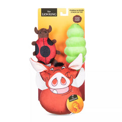 Disney The Lion King Pumba Plush 3 Count Kicker Cat Toy