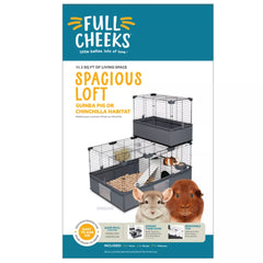 Full Cheeks Spacious Loft, Guinea Pig or Chinchilla Habitat