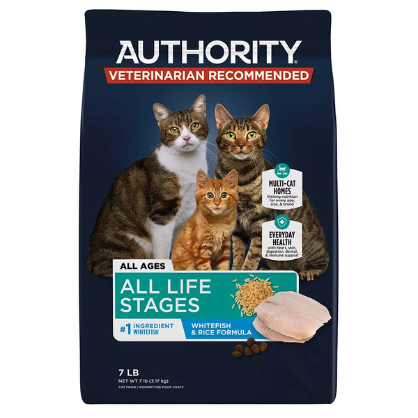 Authority® Everyday Health All Life Stages Dry Cat Food - Whitefish