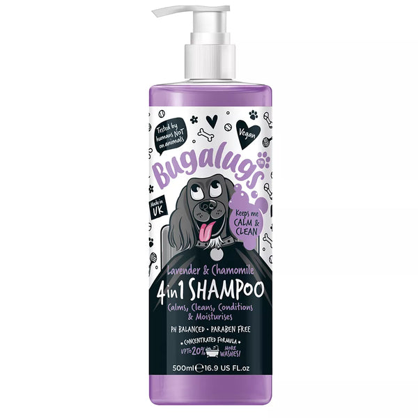 Bugalugs Lavender and Chamomile Dog Shampoo, 16.9 fl oz