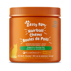 Zesty Paws® Hairball Soft Chews for Cats - Bacon, 60 count