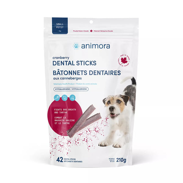 Animora Cranberry Dental Sticks - Medium