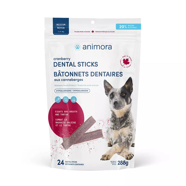 Animora Cranberry Dental Sticks - Small