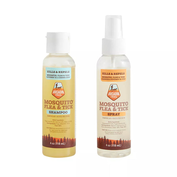 Arcadia Trail® Mosquito, Flea & Tick Shampoo & Spray