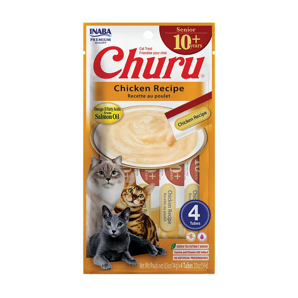 Inaba Churu Senior Creamy Puree Lickable Cat Treat - 2 Oz