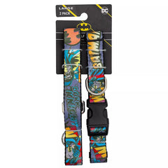 Buckle-Down Batman Dog Collar and Leash Set