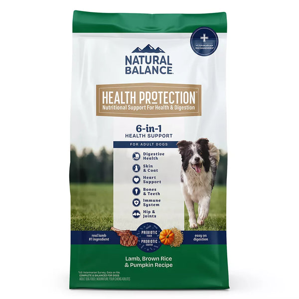 Natural Balance Health Protection Adult Dog Dry Food - Lamb, Brown Rice & Pumpkin