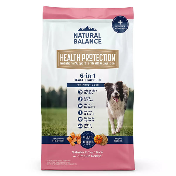 Natural Balance Health Protection Adult Dog Dry Food - Salmon, Brown Rice & Pumpkin