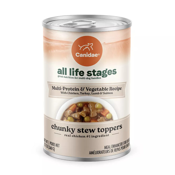 Canidae All Life Stages Chunky Stew Toppers All Life Stage Wet Dog Food - Multi-Protein & Vegetable