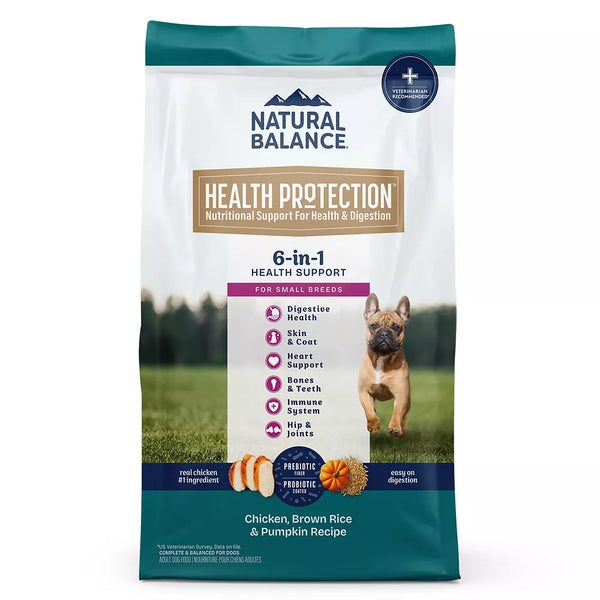 Natural Balance Health Protection Small Breed Adult Dog Dry Food - Chicken, Brown Rice & Pumpkin