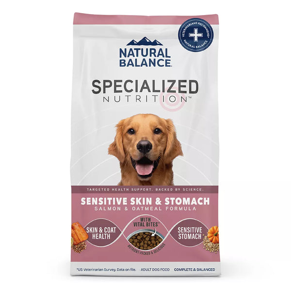 Natural Balance Specialized Nutrition Sensitive Skin & Stomach Adult Dry Dog Food - Salmon & Oatmeal