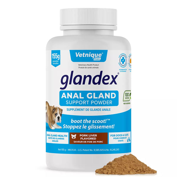 Glandex® boot the scoot!™ Anal Gland Support Powder for Dogs - Pork Liver, 5.5oz