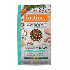 Instinct® RawBoost Whole Grain Kibble + Freeze-Dried Raw Puppy Dry Dog Food - Chicken & Brown Rice