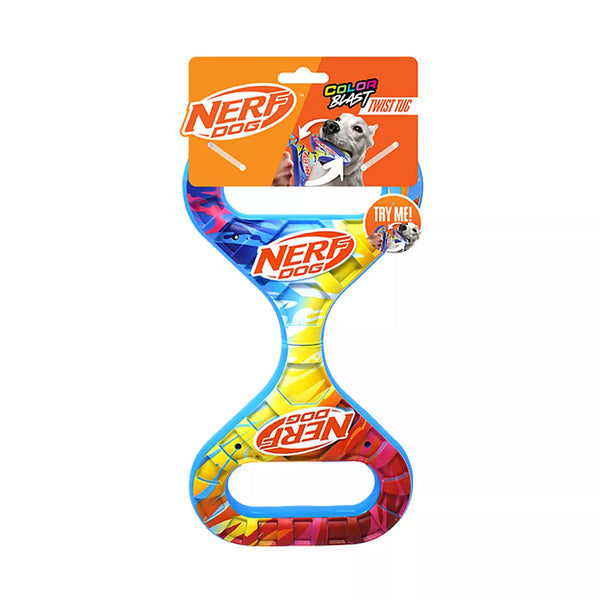 Nerf Dog Color Blast Tug 10 In Dog Toy