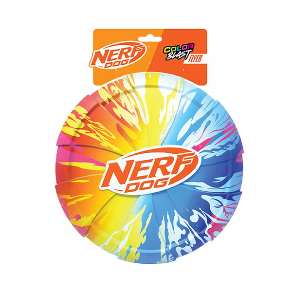 Nerf Color Blast 9" Disc Dog Toy