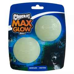 Chuckit!® Max Glow® Ball Dog Toy 2-Pack
