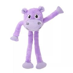 Joyhound® Crazy Comfy Hippo Squeaker Tug Dog Toy