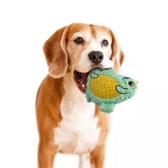 GMASON Double Monster Squeaker Crinkle Plush Dog Toy