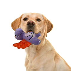 GMASON Pterodactyl Squeaker Crinkle Plush Dog Toy