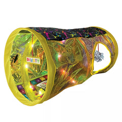 KONG® Play Spaces Rave Cave Motion Activated Tunnel Cat Toy