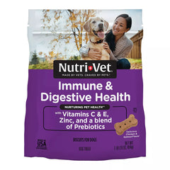 NutriVet® Immune & Digestive Health Biscuits Dog Treats - Chicken & Salmon, 16oz