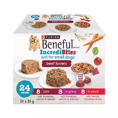 Beneful Incredibites Wet Dog Food - Real Beef Variety Pack