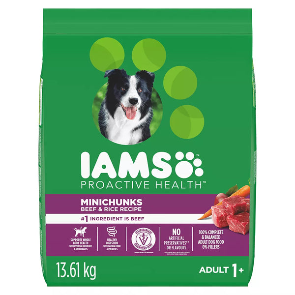 IAMS Proactive Health Adult Dry Dog Food - Beef & Rice