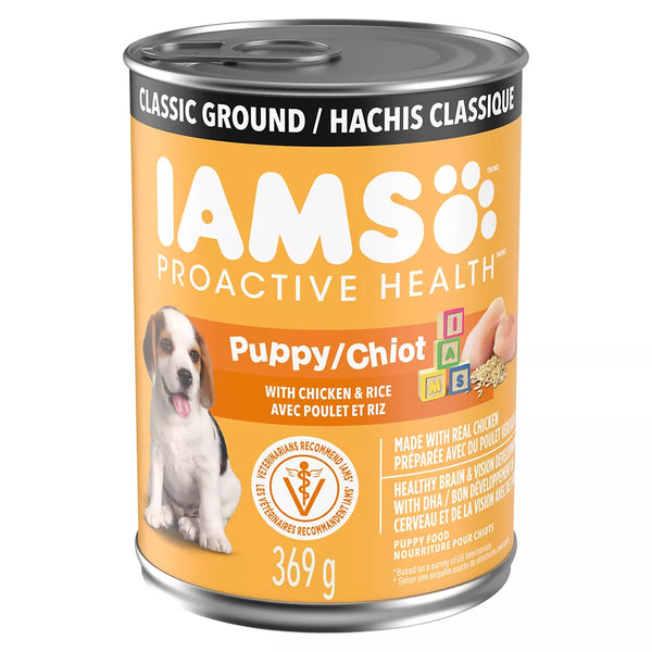 IAMS Wet Puppy Food - Classic Ground Chicken and Rice Recipe