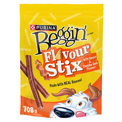 Beggin' Flavour Stix Bacon & Cheddar Jack, Dog Treats, 708 g