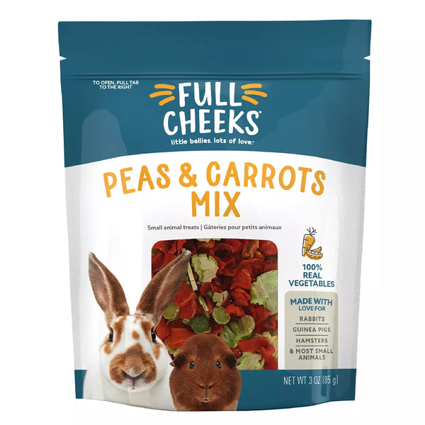 Full Cheeks™ Peas & Carrots Mix Small Pet Treat