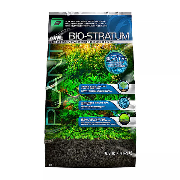 Fluval Bio-Stratum Volcanic Aquarium Soil, Powder Format, 4.4 kg (8.8 lb)