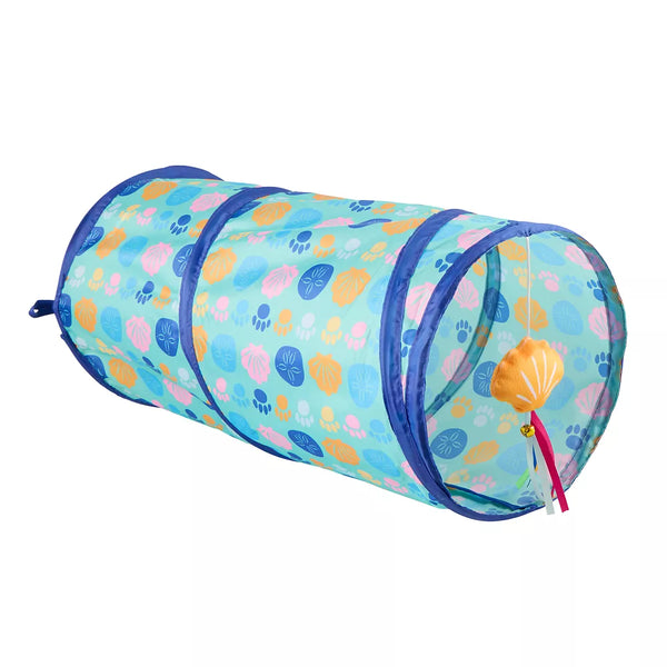 Whisker City® Seashell Tunnel Cat Toy