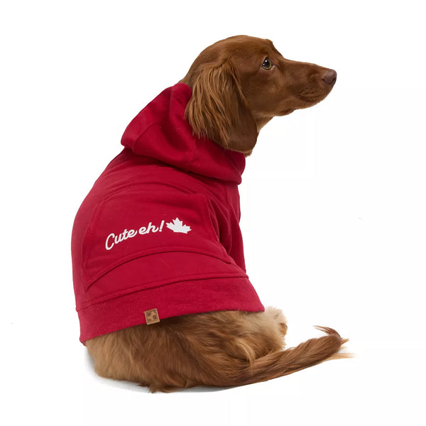 HOTEL DOGGY "Cute Eh!" Maple leaf Hoodie