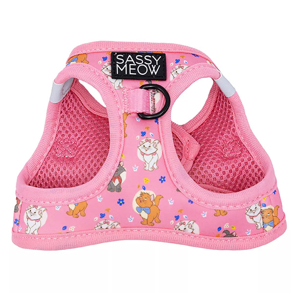 Sassy Meow Disney's The Aristocats Pink Step-In Cat Harness