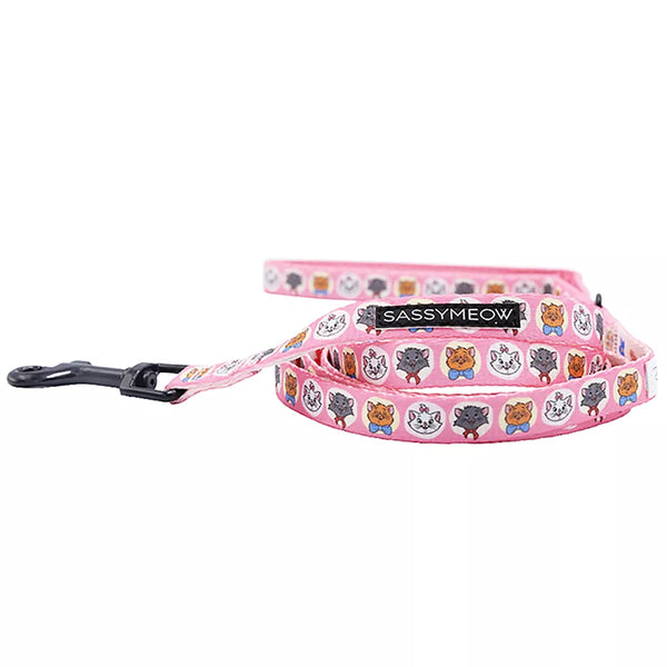 Sassy Meow Disney's The Aristocats Pink Cat Leash