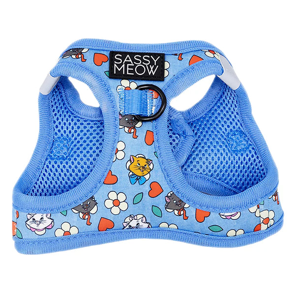 Sassy Meow Disney's The Aristocats Blue Step In Cat Harness