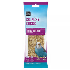 All Living Things Crunchy Sticks - Banana Flavored Bird Treats for Parakeets, 2 Count