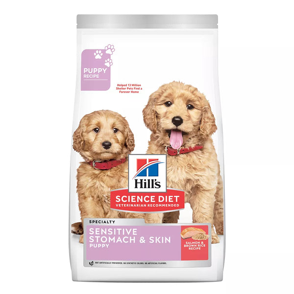 Hill's Science Diet Sensitive Stomach & Skin Puppy Dry Dog Food - Salmon & Brown Rice