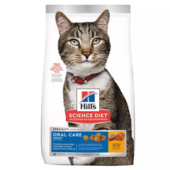 Hill's Science Diet Adult Dry Cat Food Oral Care  - Chicken, 7lb