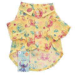 Disney Lilo and Stitch Aloha Faux Button-Up Dog T-Shirt