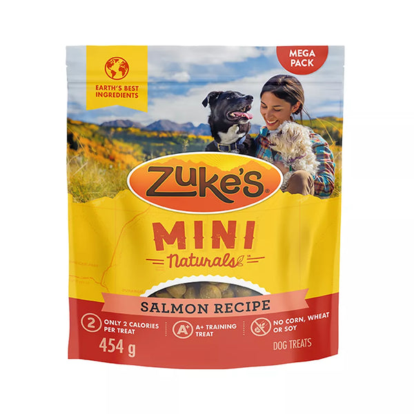 Zuke's Mini Naturals Tender Bites Dog Treats - Salmon Recipe