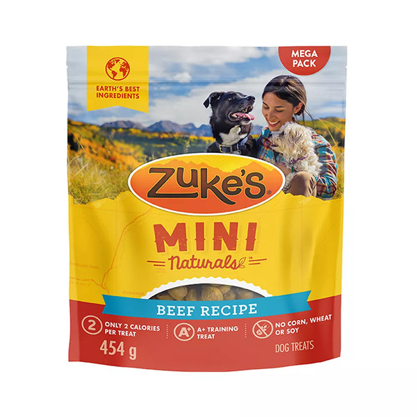 Zuke's Mini Naturals Dog Treats, Tender Bites - Beef Recipe